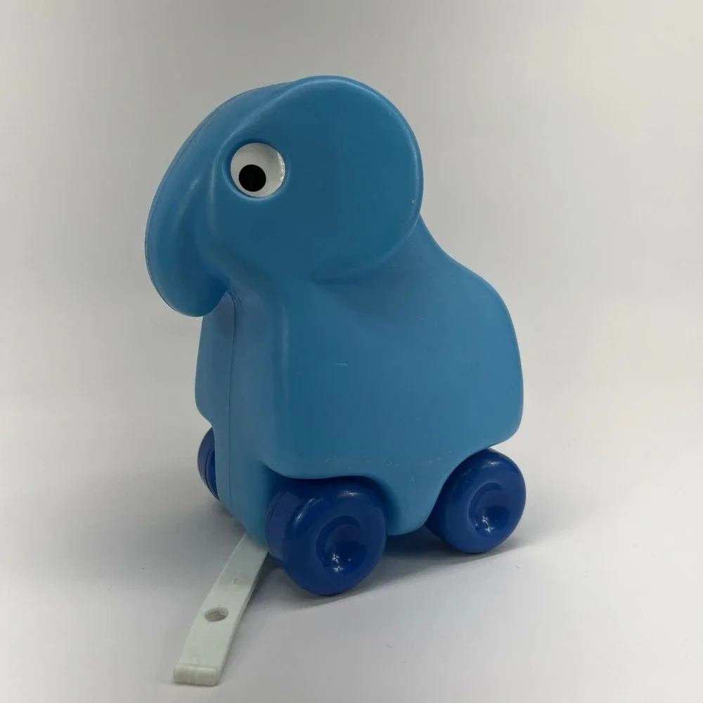 Little Tikes Vintage Replacement Toy Wagon N Friends Animals‎ Blue Elephant 6
